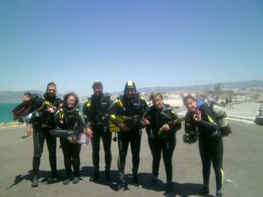 Curso buceo basico conil, Tarifa, Cadiz