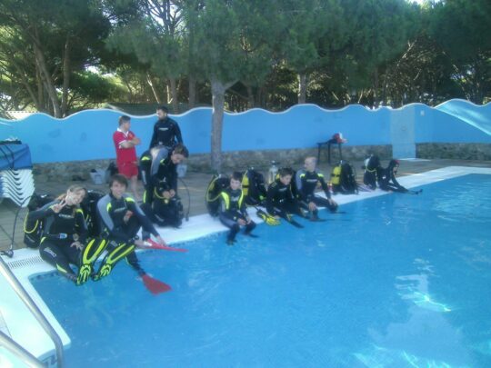 Curso buceo basico conil, Tarifa, Cadiz